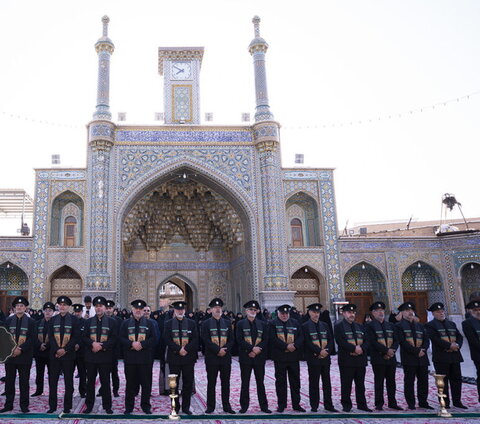 برگزاری آیین‌ جاروکشی حرم اخت‌الرضا(س) با حضور خادمان آستان قدس رضوی + تصاویر