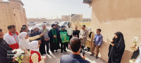 کاروان سفیران کریمه اهل‌بیت(س) در شهرستان نیمروز