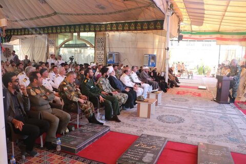 تصاویر/ یادواره شهید حمید قهرمانی شهید شاخص سال ۱۴۰۴ ارتش جمهوری اسلامی در گلزار شهدای کرمان