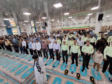 نماز جمعه جم به روایت تصویر