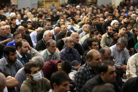 تصاویر/ مراسم سوگواری زائران حرم حضرت فاطمه معصومه سلام الله علیها در شب رحلت بانوی کرامت