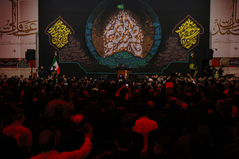 تصاویر/ مراسم سوگواری زائران حرم حضرت فاطمه معصومه سلام الله علیها در شب رحلت بانوی کرامت