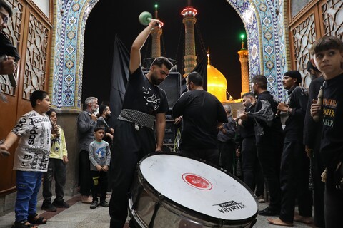 تصاویر/ حال و هوای حرم حضرت معصومه (س) در شب وفات ایشان