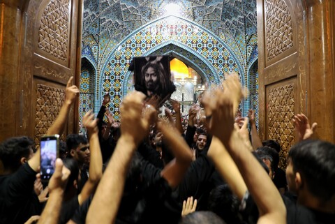 تصاویر/ حال و هوای حرم حضرت معصومه (س) در شب وفات ایشان