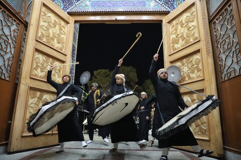 تصاویر/ حال و هوای حرم حضرت معصومه (س) در شب وفات ایشان