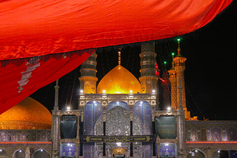 تصاویر/  حال و هوای حرم کریمه اهل بیت (ع) در شب وفات حضرت فاطمه معصومه "س"