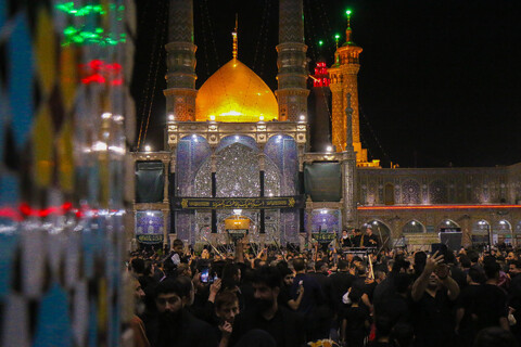 تصاویر/  حال و هوای حرم کریمه اهل بیت (ع) در شب وفات حضرت فاطمه معصومه "س"