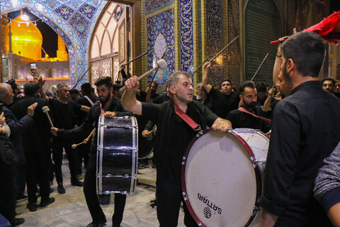 تصاویر/  حال و هوای حرم کریمه اهل بیت (ع) در شب وفات حضرت فاطمه معصومه "س"