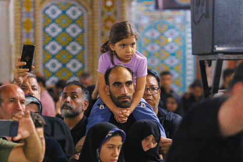 تصاویر/  حال و هوای حرم کریمه اهل بیت (ع) در شب وفات حضرت فاطمه معصومه "س"