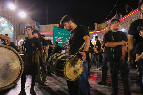 تصاویر/  حال و هوای حرم کریمه اهل بیت (ع) در شب وفات حضرت فاطمه معصومه "س"