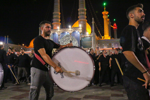 تصاویر/  حال و هوای حرم کریمه اهل بیت (ع) در شب وفات حضرت فاطمه معصومه "س"