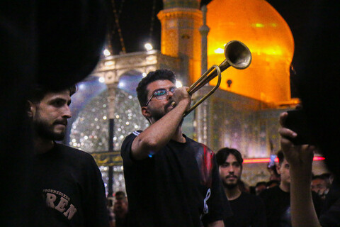 تصاویر/ حال و هوای حرم کریمه اهل بیت (ع) در شب وفات حضرت فاطمه معصومه "س"