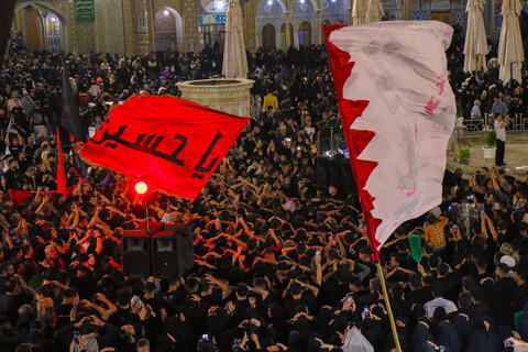 تصاویر/ حال و هوای حرم کریمه اهل بیت (ع) در شب وفات حضرت فاطمه معصومه "س"