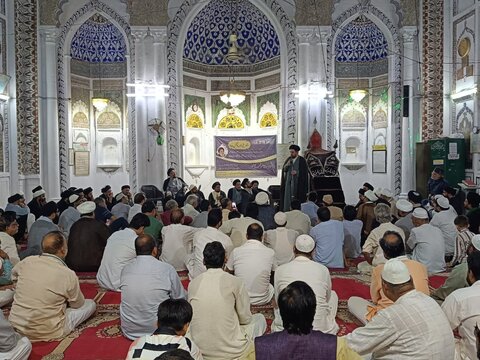 لکھنؤ میں آیت اللہ سیستانی کی شریکِ حیات کے ایصال ثواب کے لیے تعزیتی ریفرنس