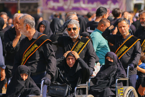 تصاویر/ دسته عزای خادمان و زائران حرم بانوی کرامت در سالروز رحلت حضرت معصومه سلام الله علیها