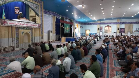 تصاویر/ آیین عبادی سیاسی نماز جمعه زابل