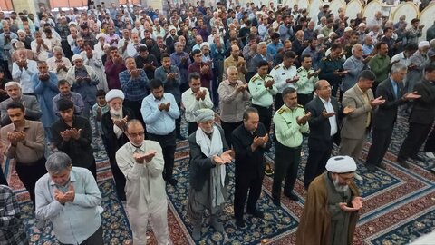 تصاویر/ آیین عبادی سیاسی نماز جمعه زابل