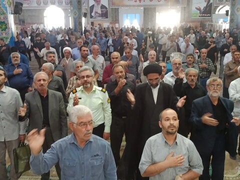 تصاویر/ نمادعبادی سیاسی جمعه کاشان