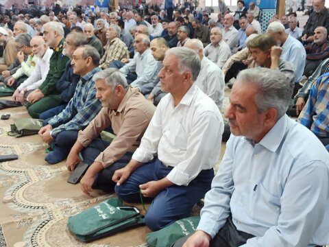 تصاویر/ نمادعبادی سیاسی جمعه کاشان