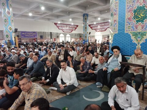 تصاویر/ نمادعبادی سیاسی جمعه کاشان