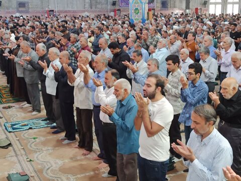 تصاویر/ نمادعبادی سیاسی جمعه کاشان