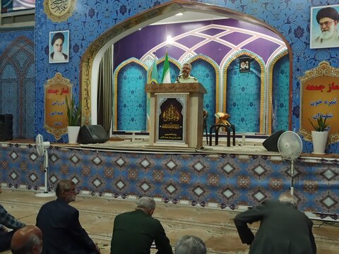 تصاویر/ نمادعبادی سیاسی جمعه کاشان