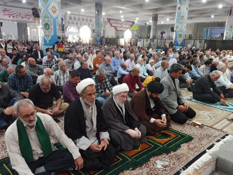 تصاویر/ نمادعبادی سیاسی جمعه کاشان