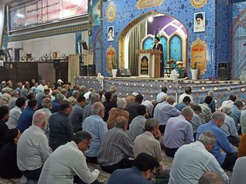 تصاویر/ نمادعبادی سیاسی جمعه کاشان