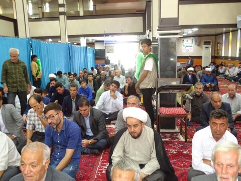 تصاویر/ اقامه نماز جمعه چهاربرج