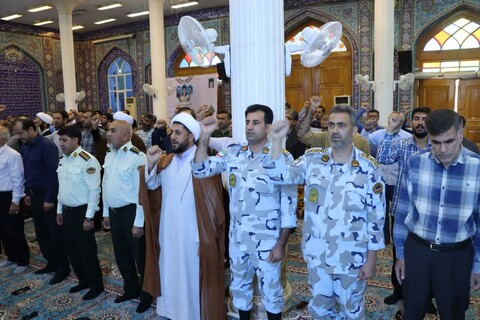 نماز جمعه خارگ به روایت تصویر