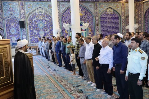 نماز جمعه خارگ به روایت تصویر