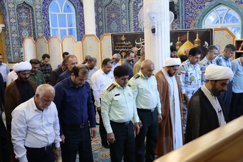 نماز جمعه خارگ به روایت تصویر