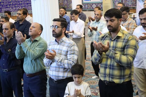 نماز جمعه خارگ به روایت تصویر