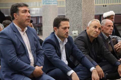 تصاویر/ آیین عبادی سیاسی نماز جمعه نوشین شهر