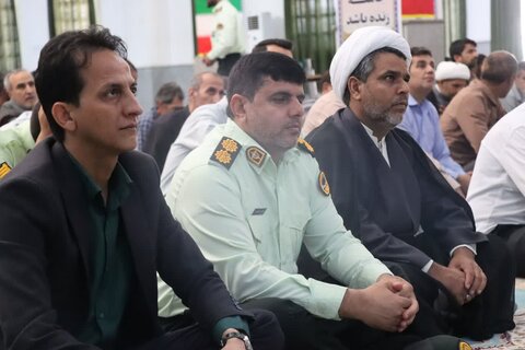 تصاویر/ اقامه نماز جمعه شهر قلعه‌گنج