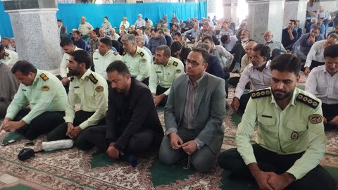 تصاویر/ اقامه نماز جمعه شهر کوهبنان