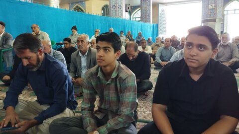 تصاویر/ اقامه نماز جمعه شهر کوهبنان