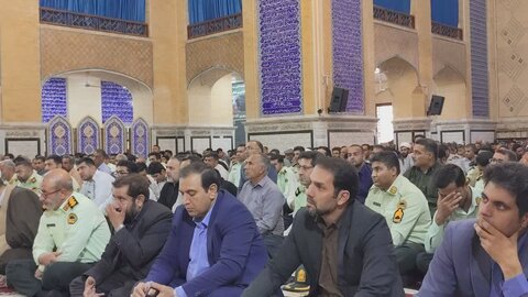 تصاویر/ اقامه نماز جمعه شهر بم