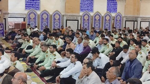 تصاویر/ اقامه نماز جمعه شهر بم