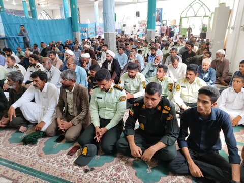 تصاویر/ اقامه نماز جمعه شهر ریگان