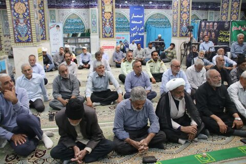 تصاویر/ اقامه نماز جمعه شهر پاریز