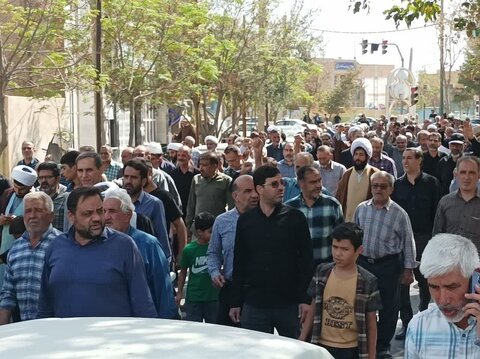 تصاویر/ نماز عبادی سیاسی جمعه آران وبیدگل