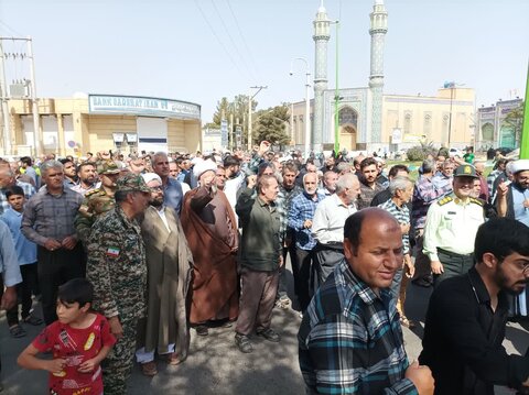 تصاویر/ نماز عبادی سیاسی جمعه آران وبیدگل