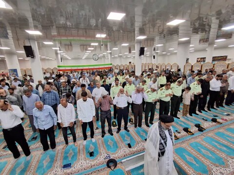 نماز جمعه جم به روایت تصویر