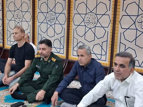 نماز جمعه جم به روایت تصویر