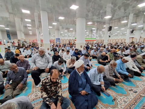 نماز جمعه جم به روایت تصویر