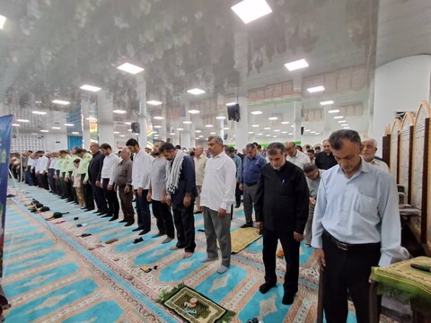 نماز جمعه جم به روایت تصویر