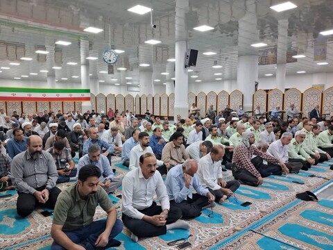 نماز جمعه جم به روایت تصویر