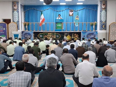 نماز جمعه جم به روایت تصویر