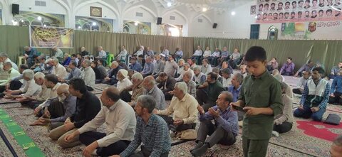 تصاویر/ اقامه نماز جمعه شهر خانوک